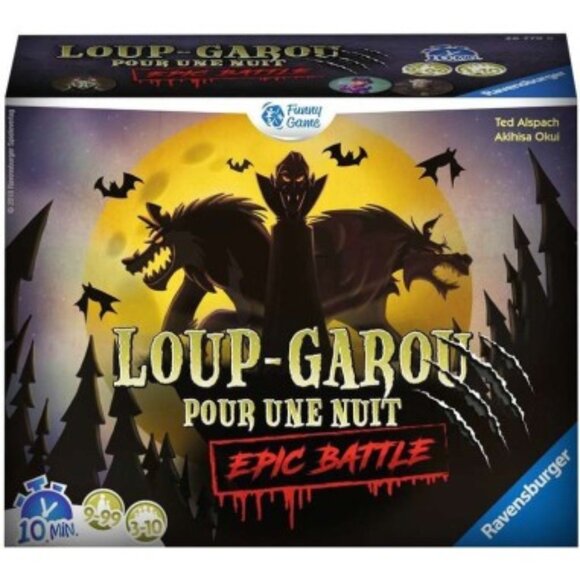 Loup Garou pour une Nuit - Epic Battle French Game New Sealed For Age 9+ - Picture 4 of 12